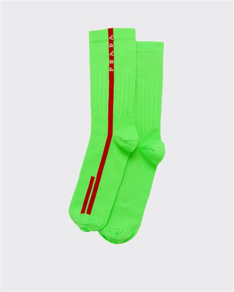 Pistachio Green Nylon Socks 